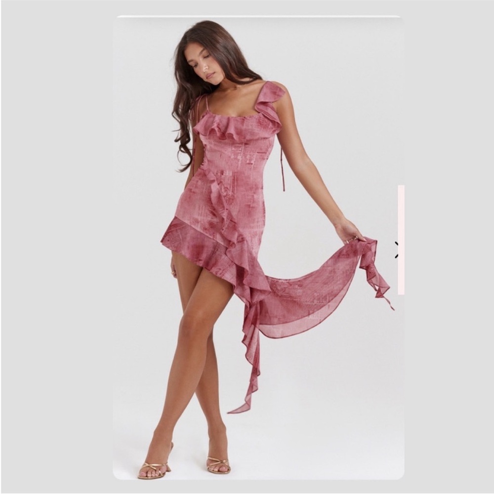 House‎ of CB Lyrah Dress Size L NWOT Pink